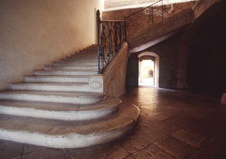 Abbaye de Noirlac, escalier