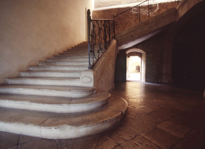 Abbaye de Noirlac, escalier