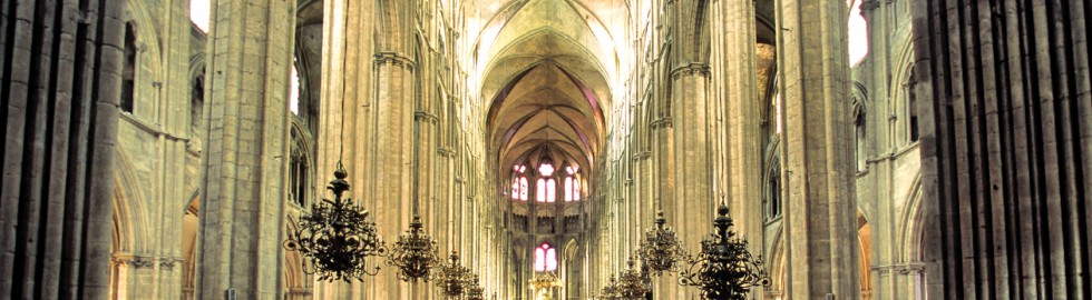 Cathédrale de Bourges, Cher. La nef