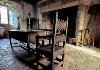 Château de Sarzay, Indre. Une salle