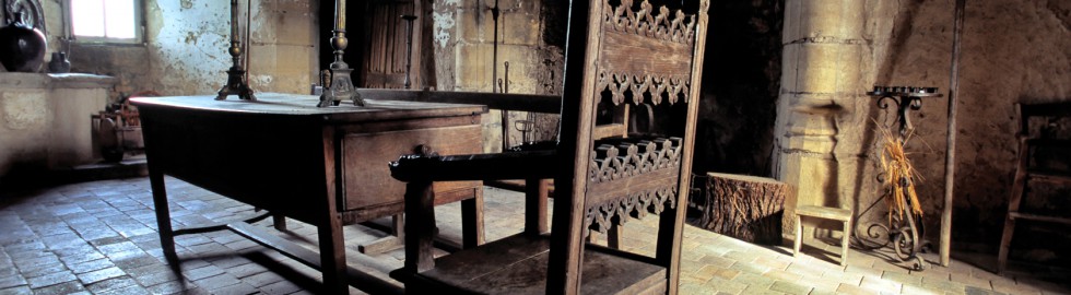 Château de Sarzay, Indre. Une salle