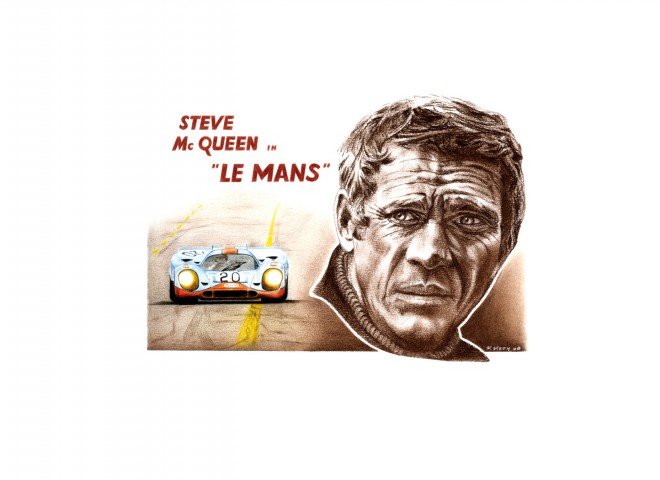Steve Mc Queen – Film « Le Mans » 1970 – Porsche 917k