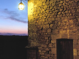Château de Beynac, Dordogne – Les remparts au couchant