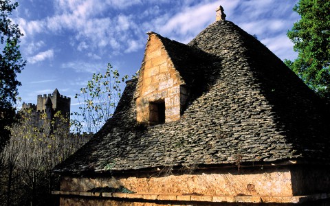 Vieilles lauzes, Beynac, Dordogne