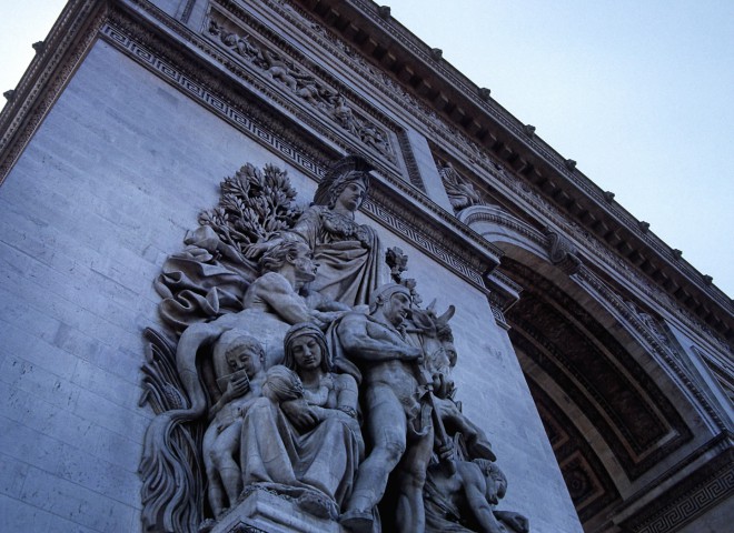 Paris, Arc de Triomphe, détail