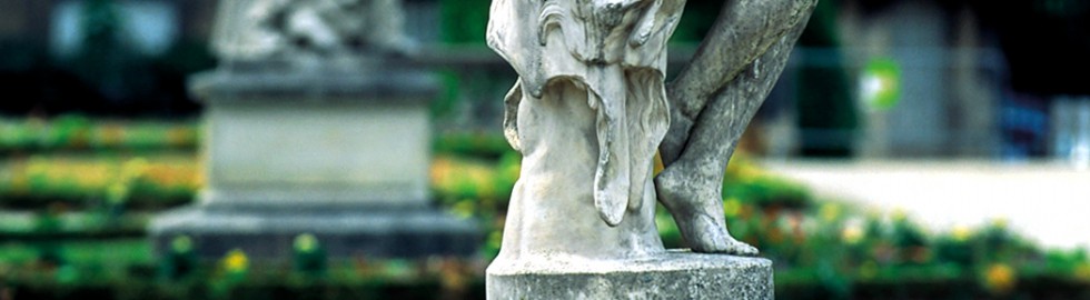 Berger jouant de la flûte, jardin public, Bordeaux, Gironde