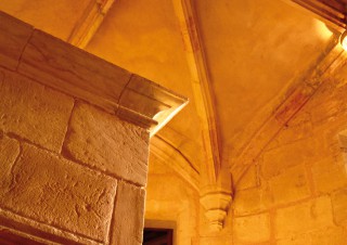 Château de Biron, Dordogne – Un escalier intérieur