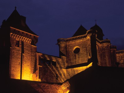 Château de Biron, Dordogne – Le château de nuit
