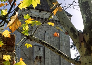 Donjon du château de la Salle, Saint-Léon sur Vézère, Dordogne – Couleurs d’automne