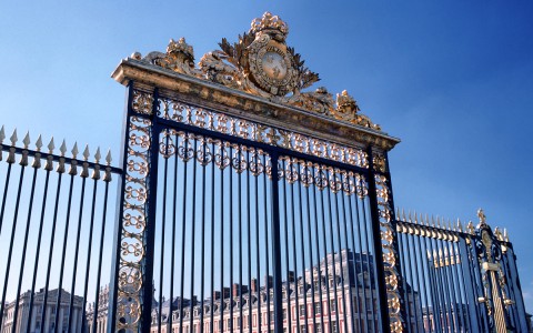 Château de Versailles, grilles de la cour d’Honneur