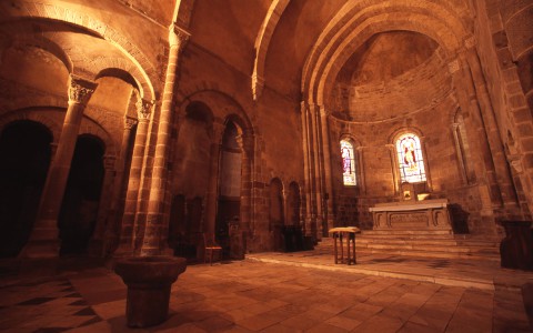 Eglise Saint-Genès, Châteaumeillant, Cher – Le choeur