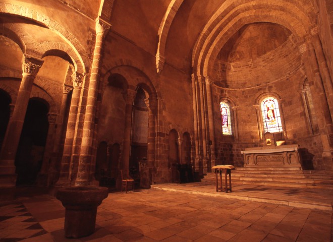 Eglise Saint-Genès, Châteaumeillant, Cher – Le choeur