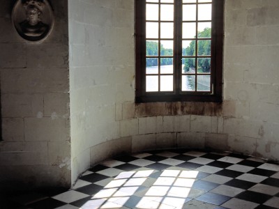 Château de Chenonceau, Indre-et-Loire – Galerie sur le Cher, une fenêtre