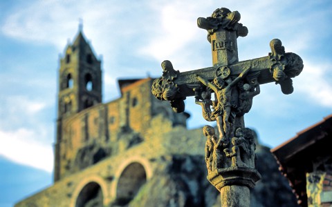 Crucifix, Aiguilhe, Haute-Loire