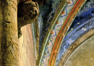 Eglise Saint-Caprais, Carsac-Aillac, Dordogne  –  Détail intérieur