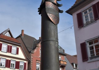 Fontaine, Chrysanthema, fête florale, Lahr, Allemagne