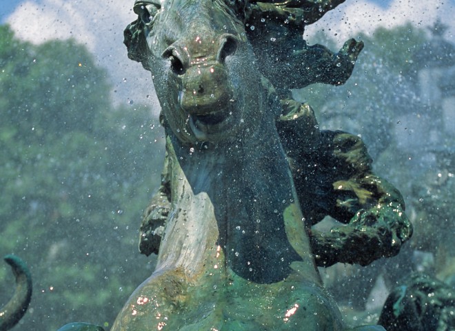 Monument aux Girondins, Bordeaux, Gironde – Tête de cheval