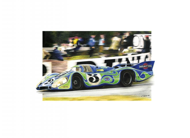 Porsche 917L « Psychédélique », Le Mans 1970