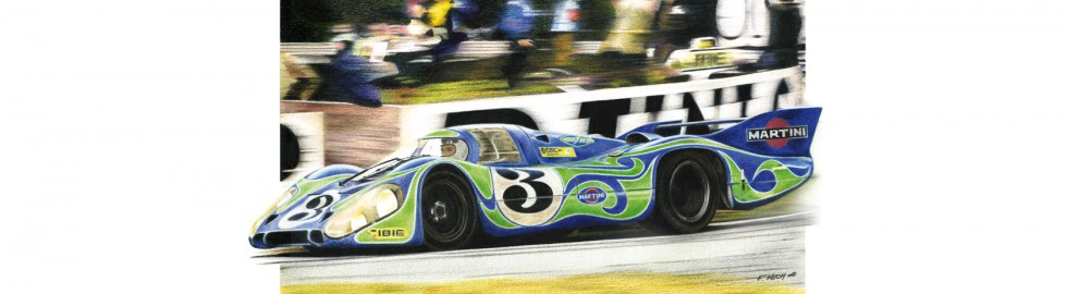 Porsche 917L « Psychédélique », Le Mans 1970