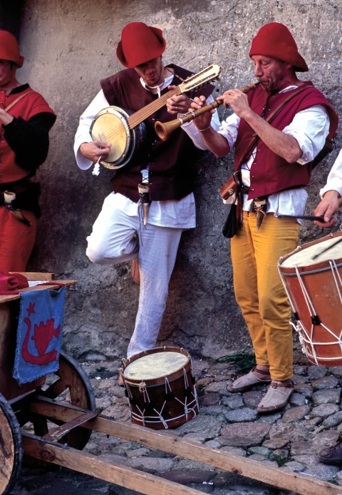 Troubadours, fête du Roi de l&rsquo;Oiseau, Le Puy en Velay, Haute-Loire