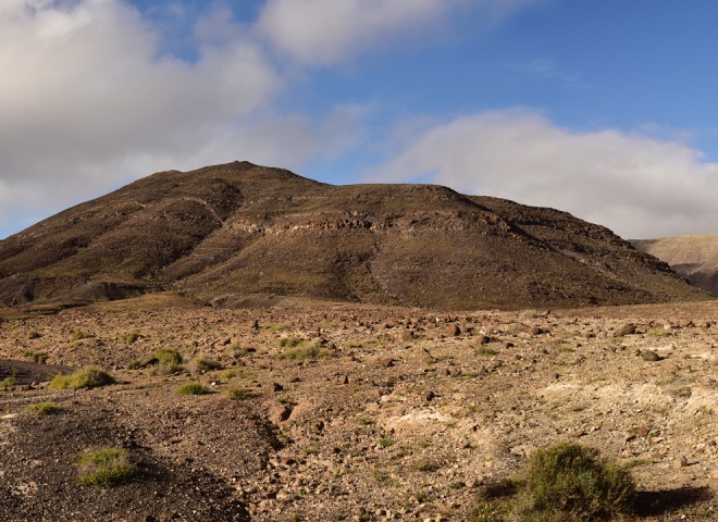Paysages désertiques, sud de Fuerteventura, Iles Canaries
