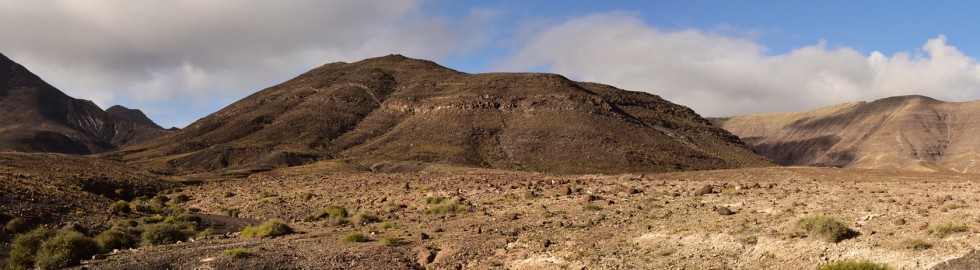 Paysages désertiques, sud de Fuerteventura, Iles Canaries