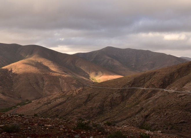 Vers Betancuria, Fuerteventura, Iles Canaries