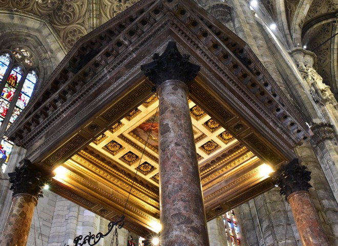 Duomo di Milano, Cathédrale de la Nativité de la Sainte-Vierge, vue intérieure – Milan, Italie