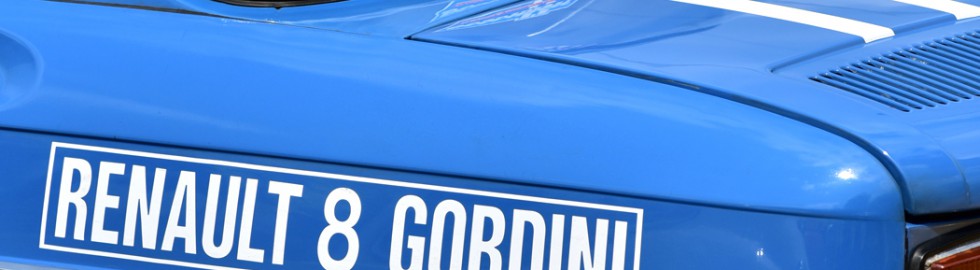 Bleu de France. Renault 8 Gordini