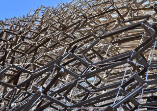 La ruche, détail de la structure – Pavillon du Royaume-Uni, Expo 2015 Milan