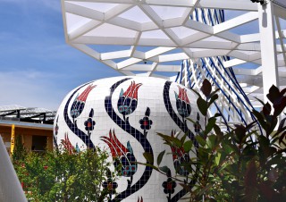 Mosaïque en volume – Pavillon Turc, Expo 2015 Milan