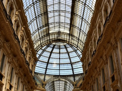 Galleria Vittorio Emanuele II, en perspective – Milan, Italie