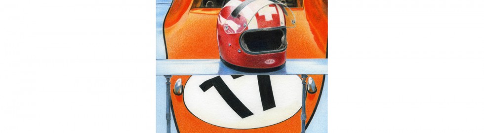 Porsche 917LH avec le casque de Jo Siffert – Le Mans 1971