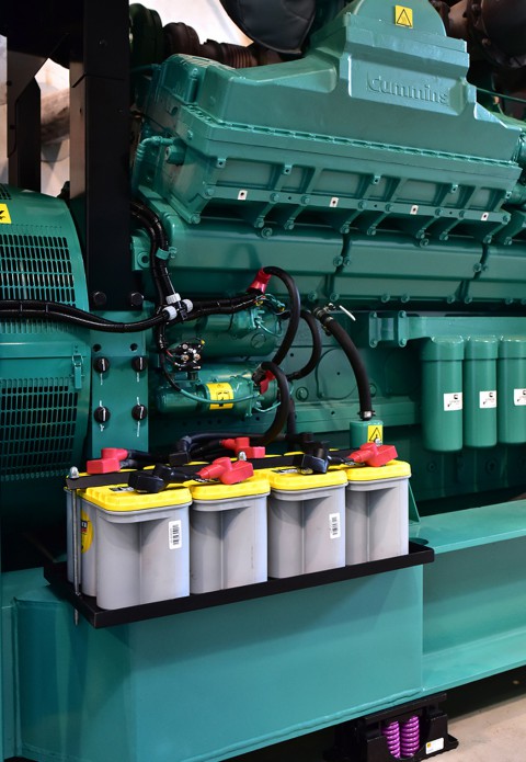 Cummins, V16 – 2250 KVA, détail.