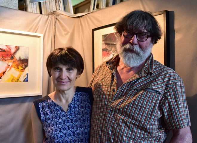 Pierre et Jocelyne, les maîtres du lieu.