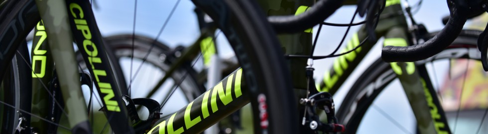 Vélos Cipollini camouflés.