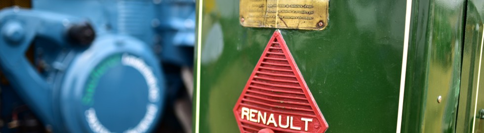 Tracteur Renault, détail – Rassemblement  ARAMAA, Reiningue, Alsace