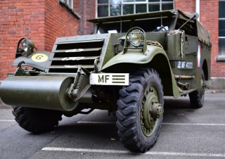 White Scout Car M3, expo Dannemarie, Alsace