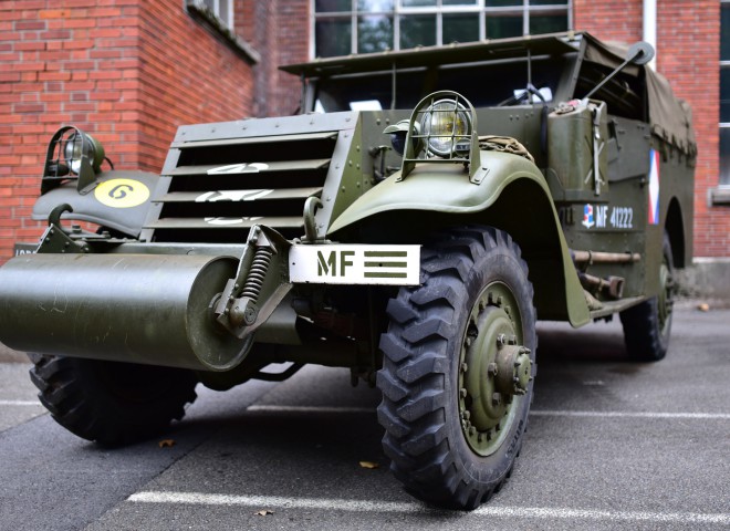 White Scout Car M3, expo Dannemarie, Alsace