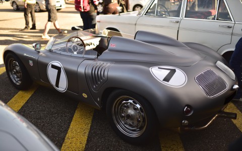 Porsche 550 Spyder, vue de trois quarts