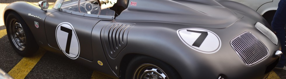 Porsche 550 Spyder, vue de trois quarts