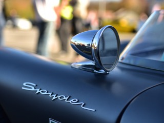 Porsche 550 Spyder, détail rétroviseur