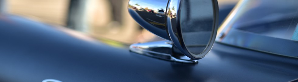 Porsche 550 Spyder, détail rétroviseur