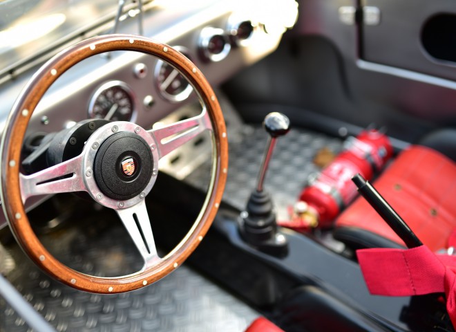Porsche 550 spyder, cockpit