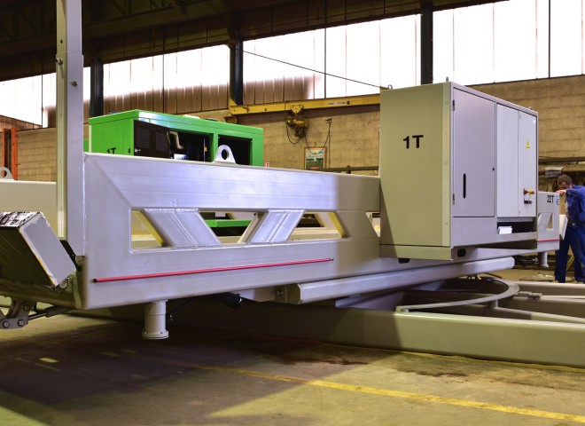 Usine Cocental – Armoire électrique sur pont tournant