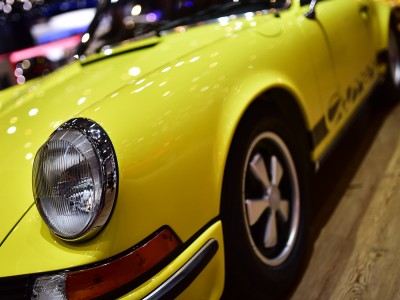 Porsche 911 Carrera RS 2.7, gros plan