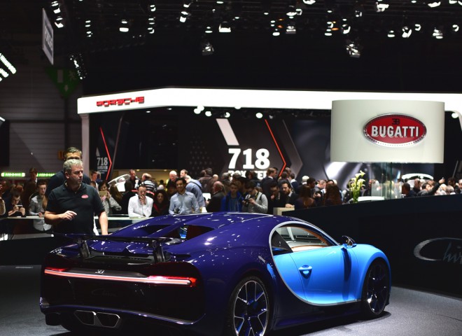 Bugatti Chiron, première mondiale
