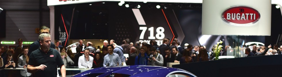 Bugatti Chiron, première mondiale