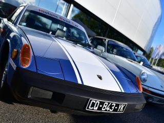 Porsche 914 en gros plan