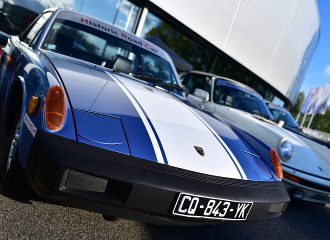 Porsche 914 en gros plan